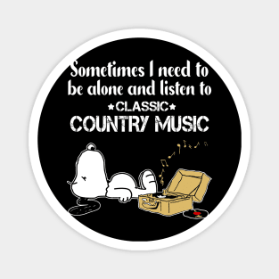 Classic Country Music // Aesthetic Vinyl Record Vintage // Magnet